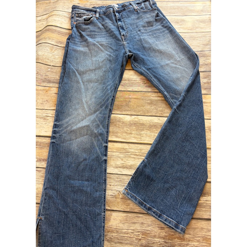 Artemis Vintage‎ Womens Size 18 Blue Flare Jeans Built-in Corset Tummy Control